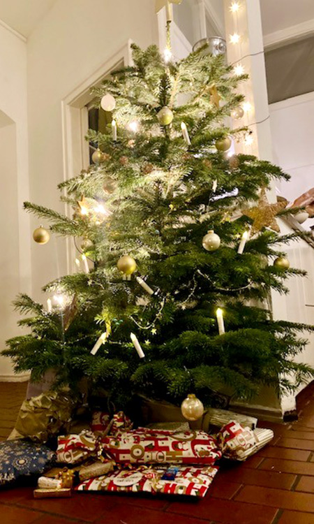Geschneke unter Weihnachtsbaum der WG Admiralstraße